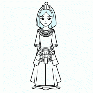 Vivi Princesa para colorir