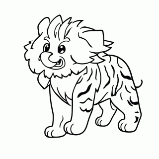 Arcanine para colorir