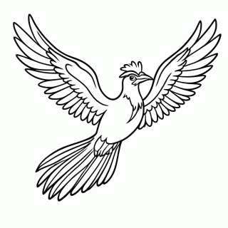 Articuno para colorir