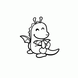 Dragonite para colorir