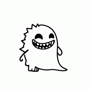 Gengar para colorir