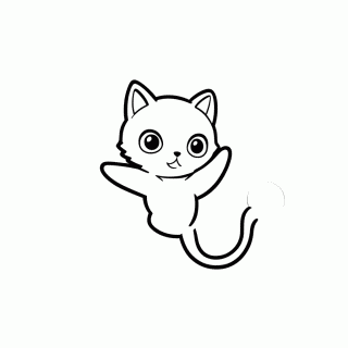 Mew para colorir