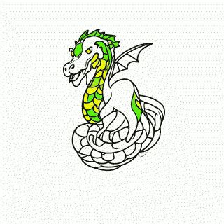 Rayquaza para colorir