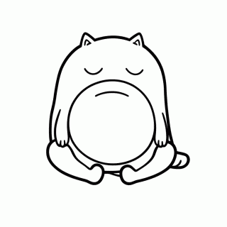 Snorlax para colorir