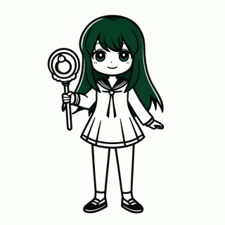 Sailor Pluto Setsuna para colorir