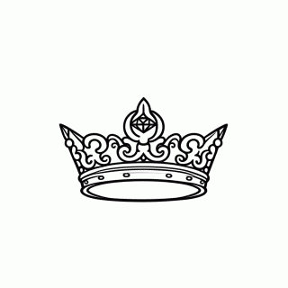 Tiara Da Lua para colorir