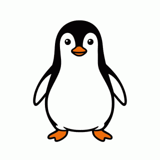 Pinguim para colorir