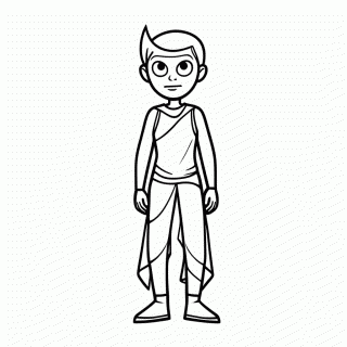 Jake Sully Navi para colorir