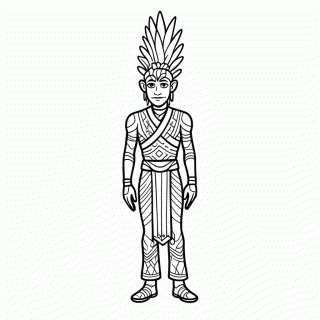 Tipani Clan Navi para colorir