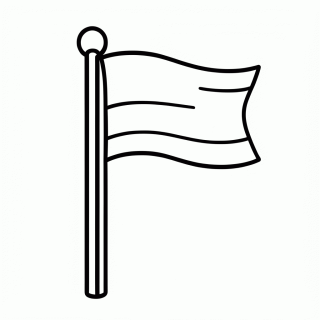 Bandeira da Alemanha para colorir