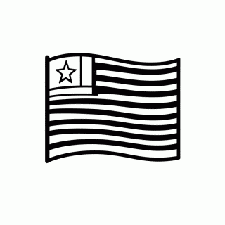Bandeira de Maranhao para colorir