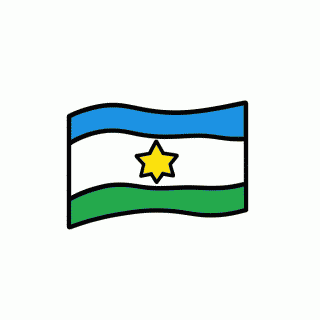 Bandeira de Mato Grosso Do Sul para colorir