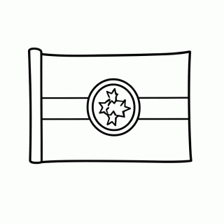 Bandeira de Parana para colorir