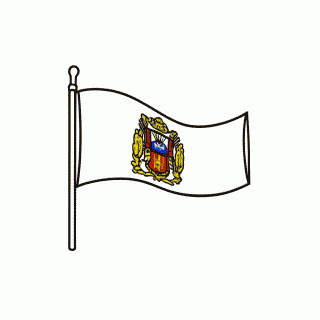 Bandeira de Rio Grande Do Norte para colorir