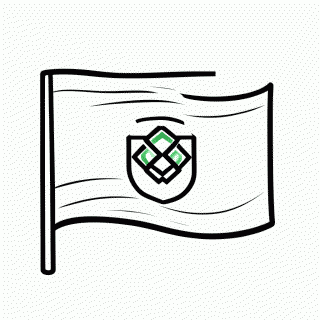 Bandeira de Santa Catarina para colorir