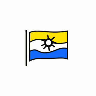 Bandeira de Tocantins — Bandeiras dos Estados do Brasil para Colorir