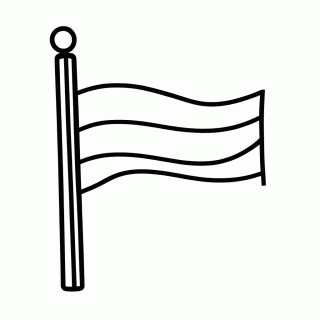 Bandeira do(a) Austria para colorir