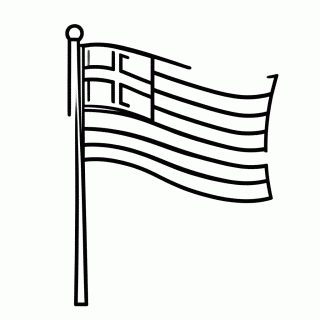Bandeira do(a) Grecia para colorir