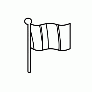 Bandeira do(a) Irlanda para colorir