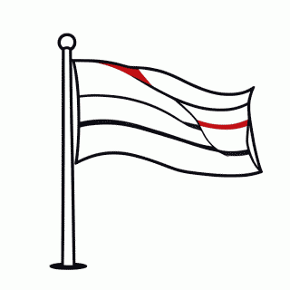 Bandeira do(a) Tailandia para colorir