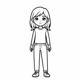 Skipper Irma para colorir