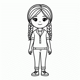 Stacie Irma — Barbie para Colorir