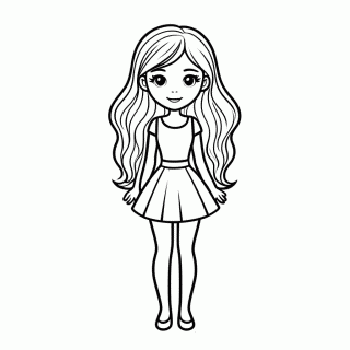 Barbie Fada Asas para colorir