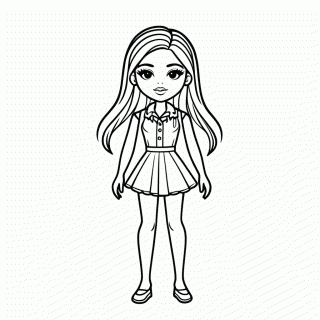 Casa Dos Sonhos Barbie — Barbie para Colorir