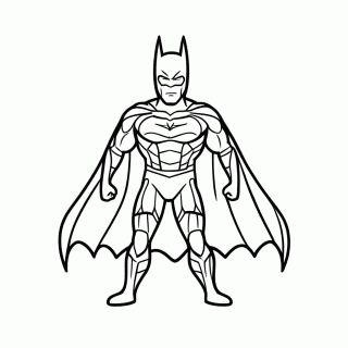 Batman Cavaleiro Trevas — Batman para Colorir