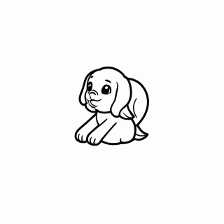 Caracol Bebe — Desenhos para Colorir para Bebês