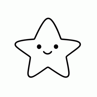 Estrela Grande para colorir