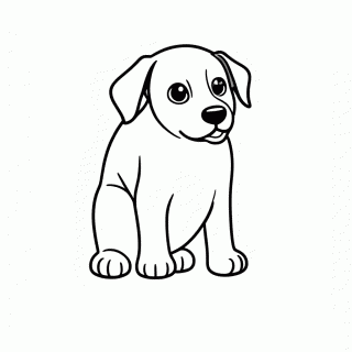 Bluey Azul — Bluey para Colorir