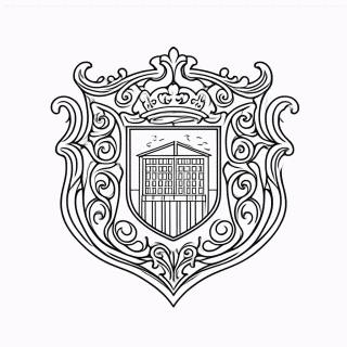 Brasao Cidade Rio Janeiro — Brasões e Escudos para Colorir