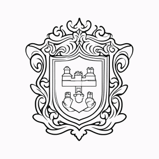 Brasao Santa Catarina Estado para colorir