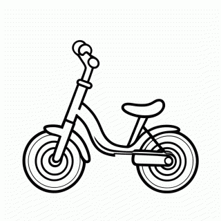 Patinete Infantil para colorir