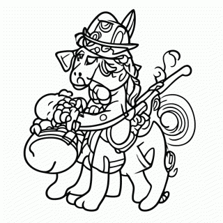 Carnaval — Bumba Meu Boi para colorir
