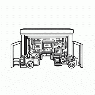 Box Pit para colorir