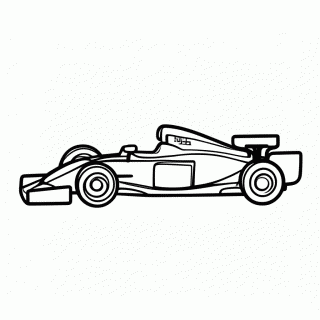 F1 Mclaren para colorir