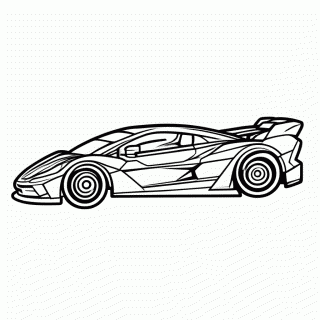 Formula E Eletrico para colorir