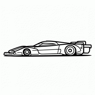 Indy Car para colorir