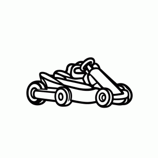 Kart Infantil para colorir