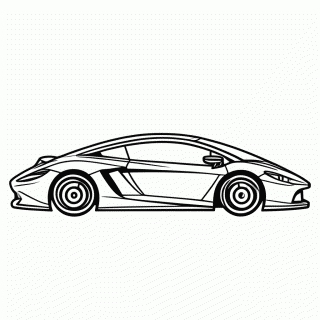 Mclaren 720s para colorir