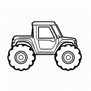 Rally Pneu Grande para colorir
