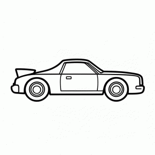 Stock Car Classico para colorir