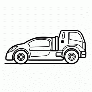 Caminhao Formula Truck para colorir
