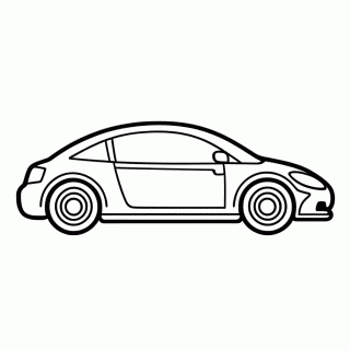 Carro Dtm para colorir
