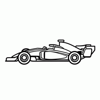 Carro F1 Mclaren para colorir