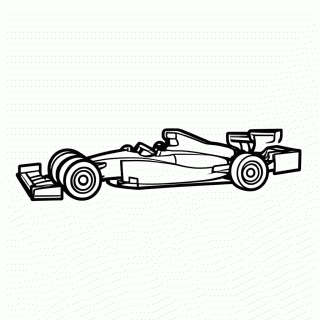 Carro F1 Red Bull para colorir