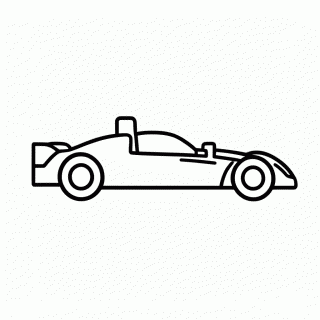 Carro Formula E para colorir