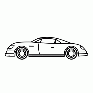Carro Nascar Classico para colorir